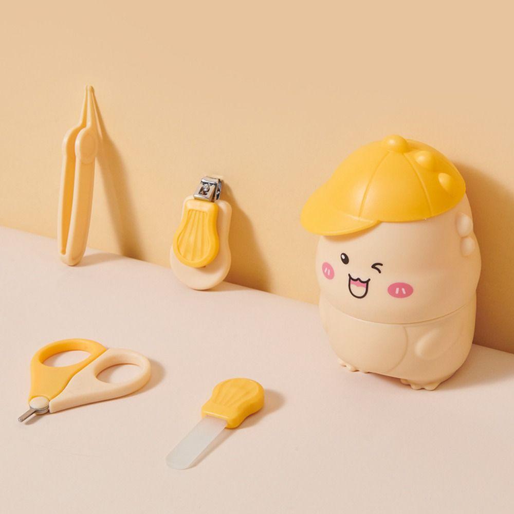 Safe Baby Nail Trimmer with Box Baby Nail Clipper Cartoon Baby Nail Scissor  Baby Nail Care Tool жёлтый
