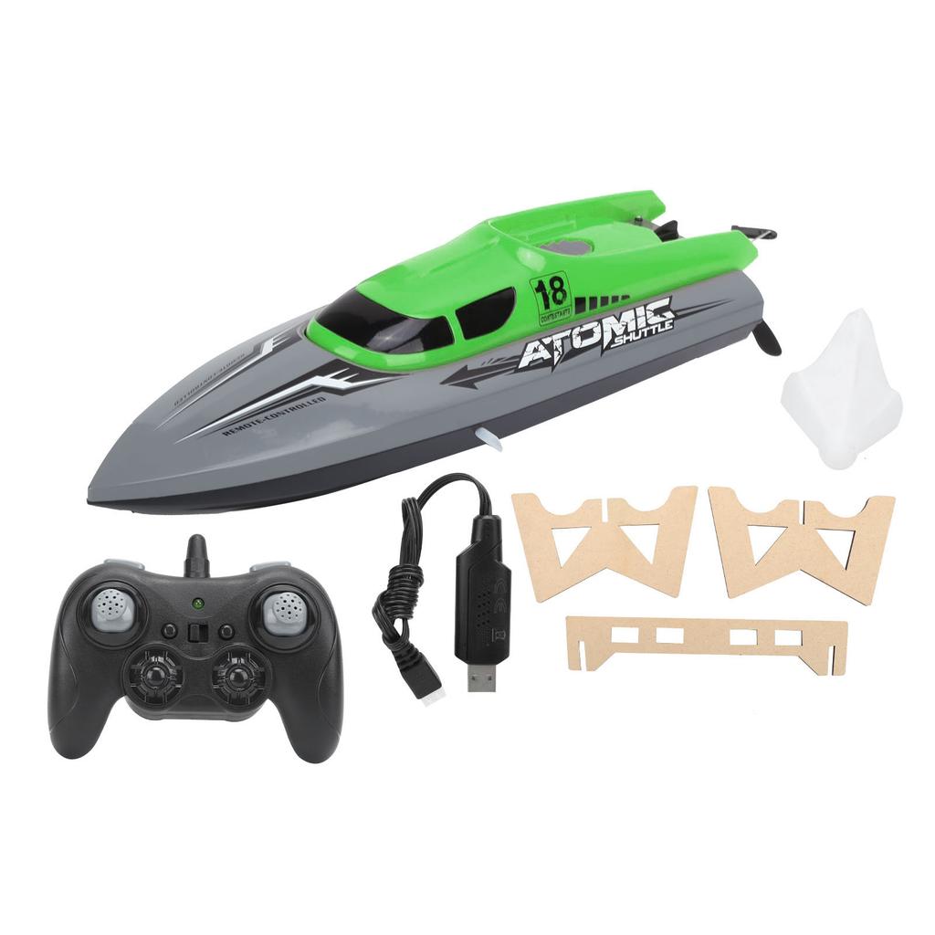 2.4G High Speed Remote Control Boat Waterproof Anti Collision Remote Control Speedboat