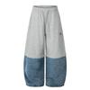 Evropský & Americký Styl Barevné Bloky Kosa Široké Ležérní Kalhoty Kolekce Trendsetter 2026