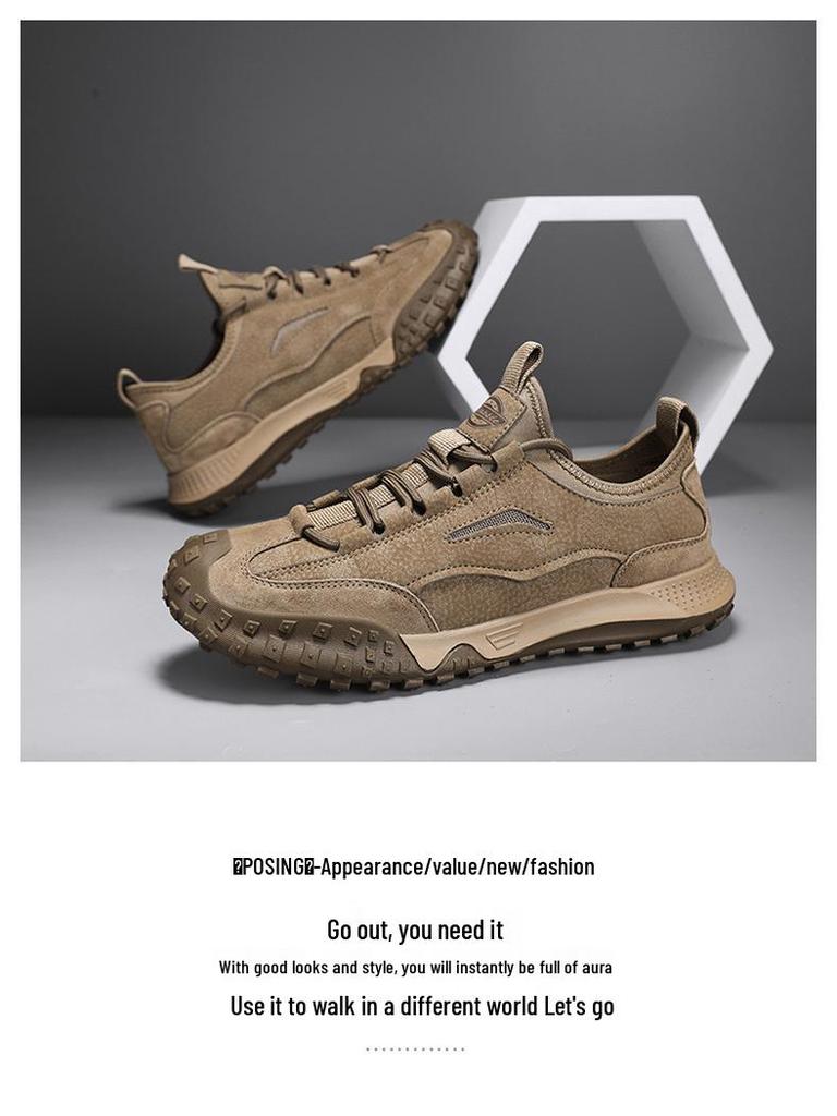 Herbst 2024 Herren Rutschfeste Sportliche Freizeitschuhe für Arbeit, Outdoor, Klettern und Arbeitsschutz.