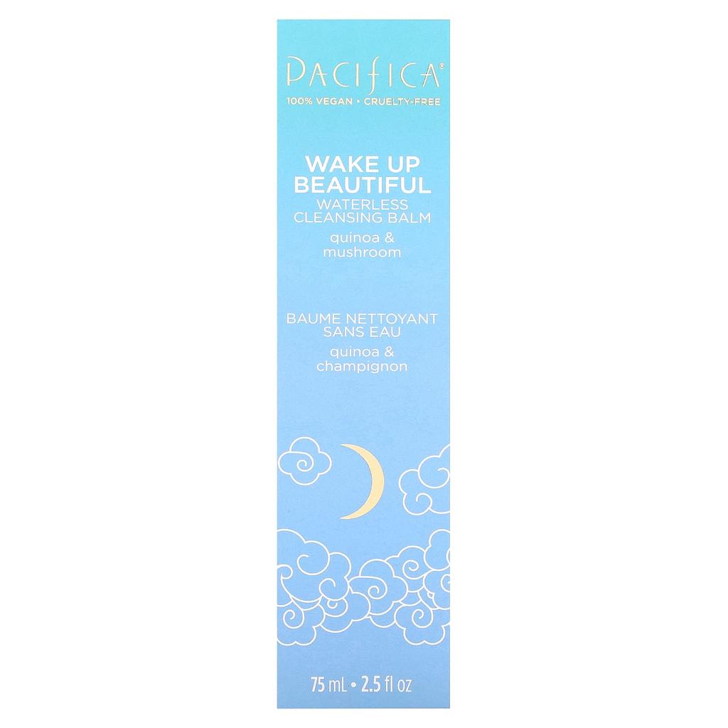 Wake Up Beautiful, Waterless Cleansing Balm, Quinoa & Mushroom, 75Ml(2.5Fl Oz)