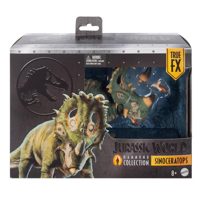 Mattel Jurassic World Hammond Collection Sinoceratops Figure - Green, 30.4cm - 8Y+ - JKG88