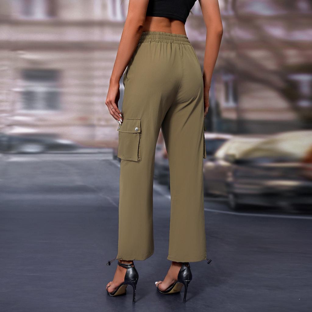 Casual Loose Pocket Jeans Casual Pants Women