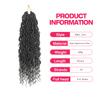 18 Zoll 100g Goddess Locs Häkelhaar Synthetisches Flechthaar Jumbo Braids Häkelzopfhaar Gypsy Locs Extension für Frauen