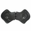 Motorcycle Universal Black Leather Heat Saddle Shield Deflector For Harley Sportster Touring Softail Breakout Dyna Honda Yamaha