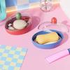 Bathroom Accessories Double-Layer Drain Soap Box Waterproof Plastic Laundry Soap Box Household Dustproof Soap Holder Kitchen