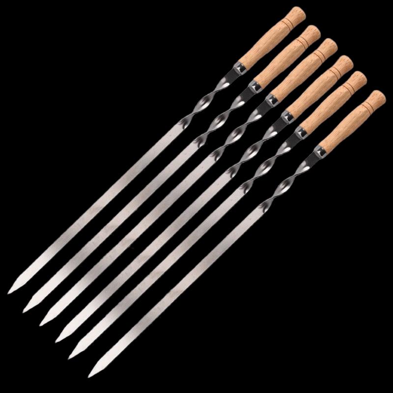 Stainless Steel BBQ Grilling Skewers