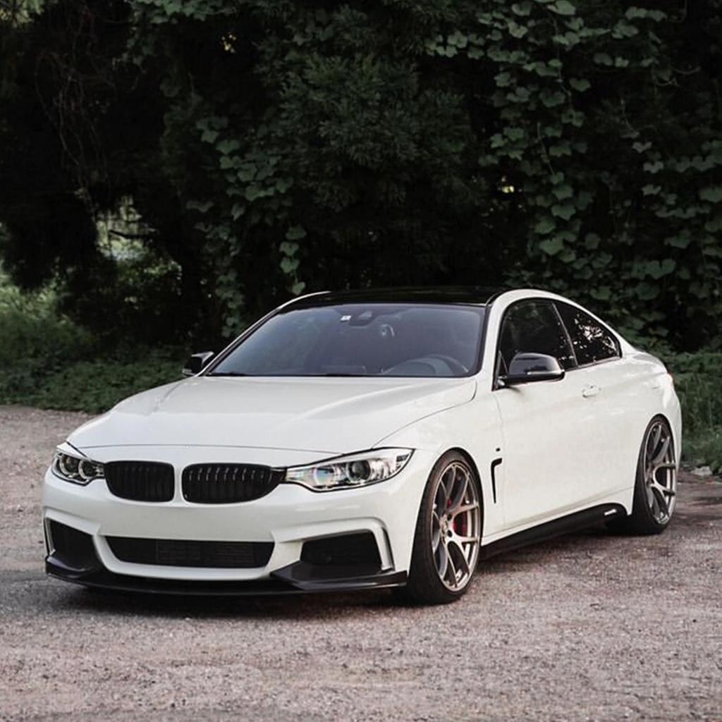 For BMW 4 Series F32 F33 F36 M-Tech 2014-2020 Car Front Bumper Splitter Lip Front Blade Body kits Side Splitter Trim Accessories
