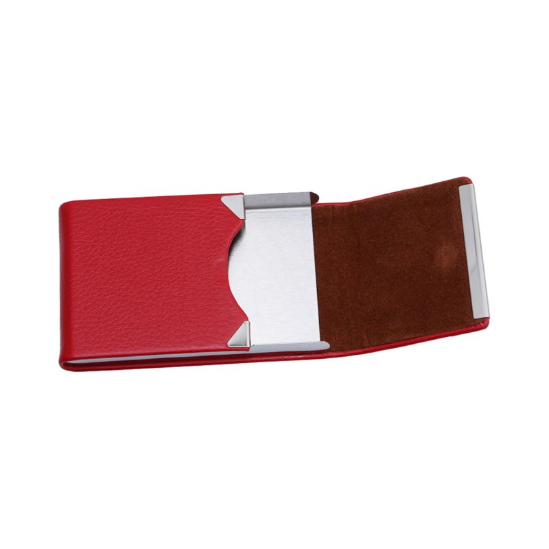 Dámské kreativní pouzdro na vizitky Přenosné pouzdro na jmenovky z PU