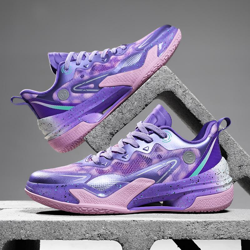 Youth basketball shoes men's sports shoes sports students men's and women's spring outfield actual combat shoes 2025