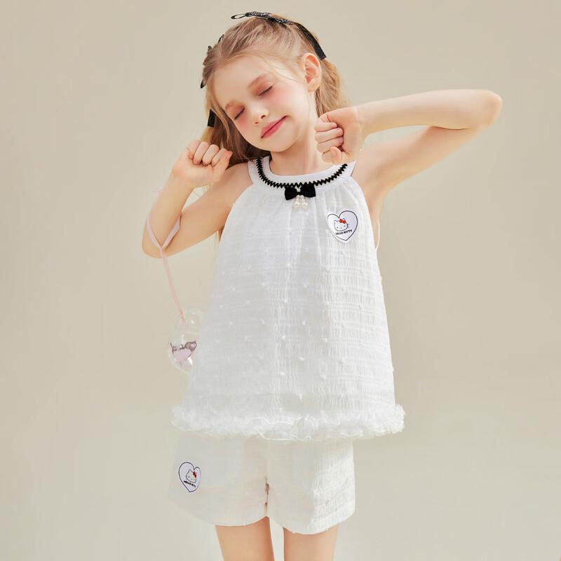 Hello Kitty Girls  Summer Chic Sleeveless Two-Piece Set 130