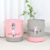 Collapsible Storage Basket Cartoon Toy Basket Washing Organizer Foldable Basket  Girls