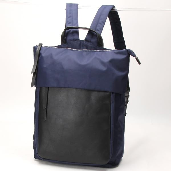 Nylon and Cowhide Backpack 2001014SC Camouflage [Isaac] (Green) (86)
