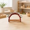 Percussion Bell with Wooden Handle Easy-Grip Hand Bells