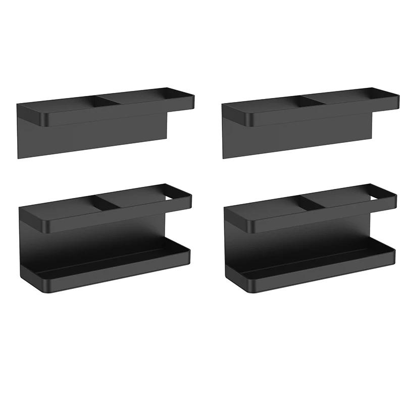 Väggmonterat paraplyställ med justerbar höjd, kolfiber, entré, paraplyförvaringshylla, hängare, organiserare