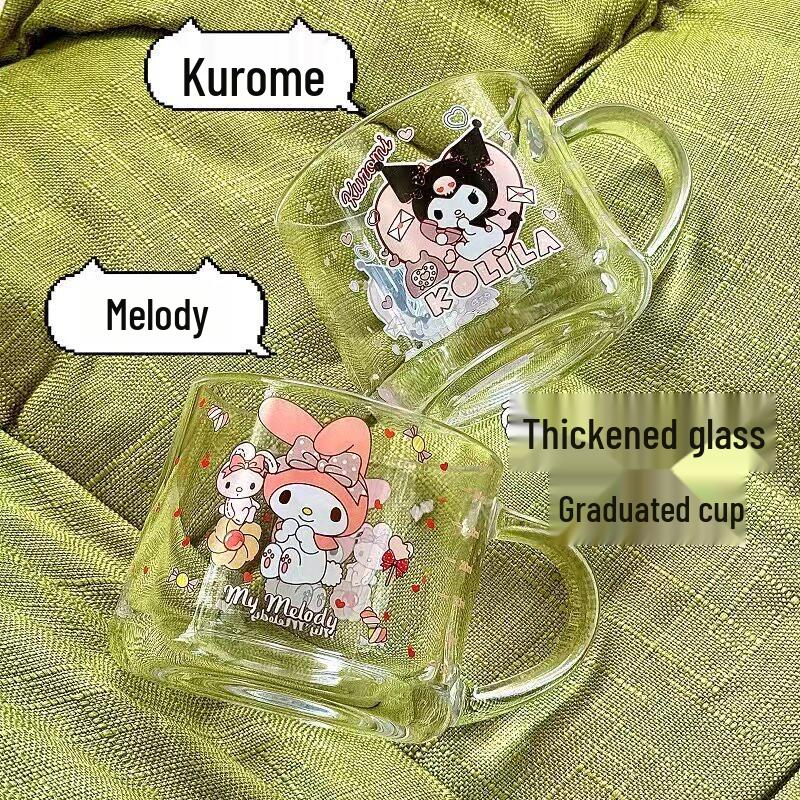ZISIZ Sanrio Character Microwaveable Glass Cup