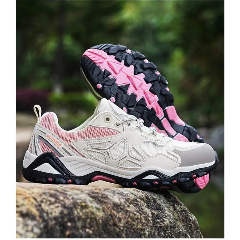 Men's Hiking Shoes Outdoor Shoes Wear-resistant Women Walking Sneakers Breathable Mesh Unisex Climbing