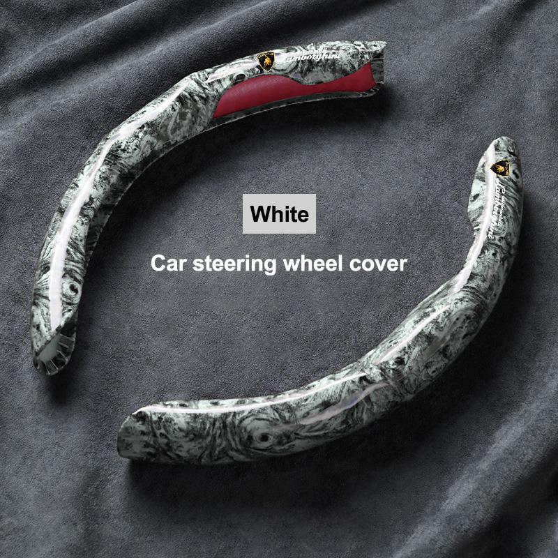 High-Quality Car Steering Wheel Non-Slip Breathable peach wood For Lamborghini Urus Huracan Aventador Premium Auto Accessories HH74
