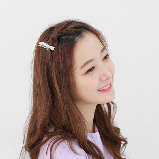 Lovely Comb Style Metal Hairpin Hair Side Clip Women Girls Headwear Accessories