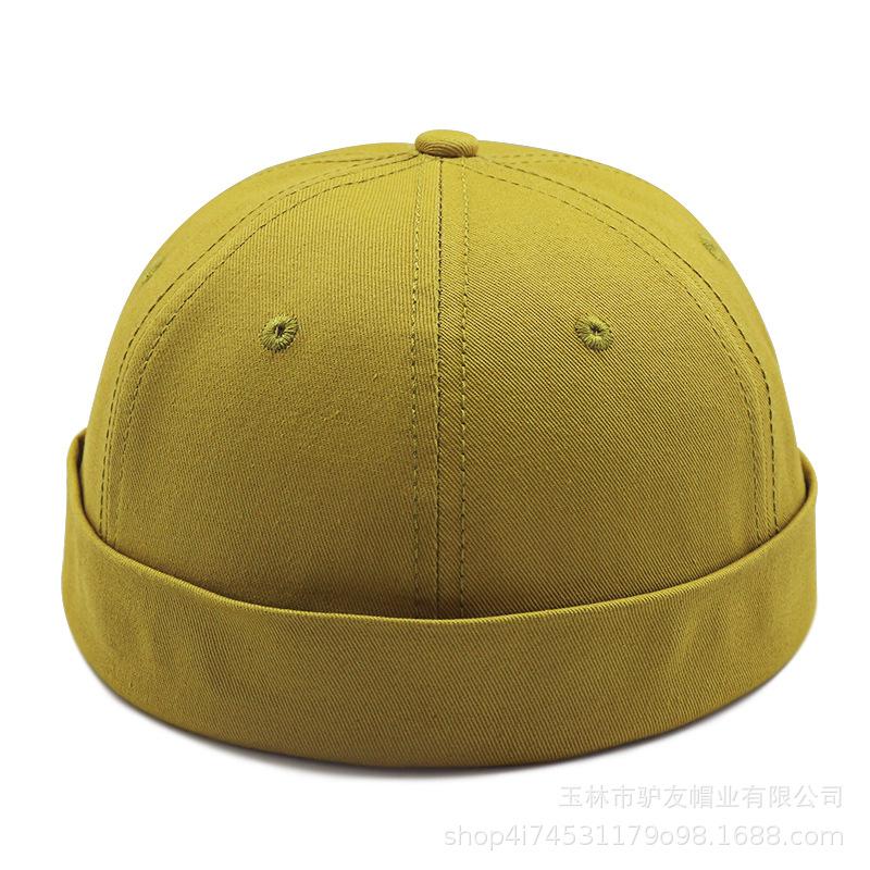 Large Hat, Men's and Women's Melon Fur Hat, Large Head Circumference, Large Size, Spring and Autumn Naked Yuppie Beanie