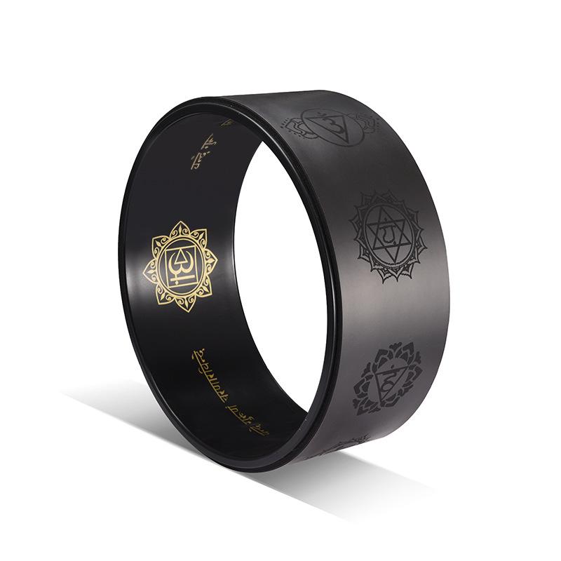 PU Yoga Rad & Pilates Ring für Rückbeugen und Fitness