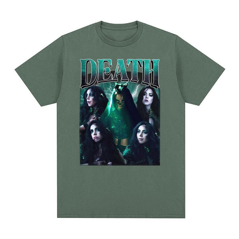 American Comedian Aubrey Plaza Tshirt Rio Vidal Death Green Witch Gift Tshirts Unisex Women Fashion Vintage Short Sleeve T Shirts