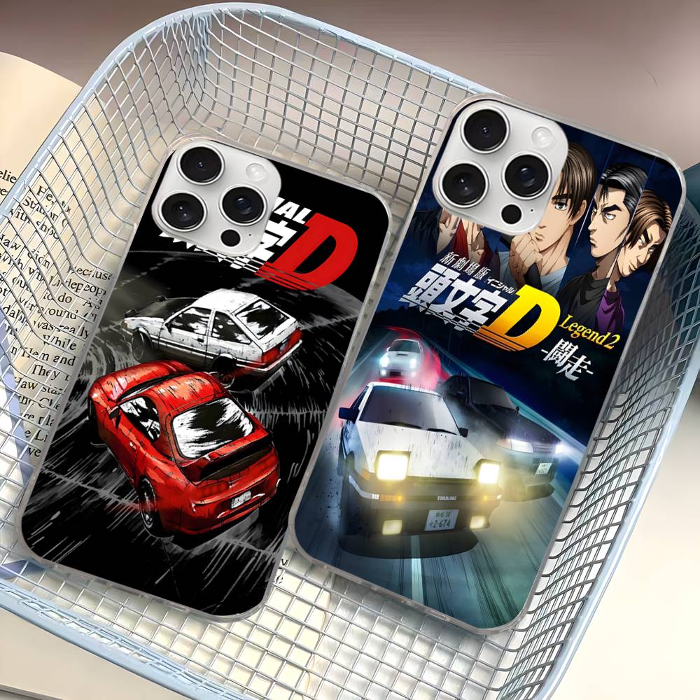 Anime Initial D AE86 Tail Light Phone Case Phone Case For IPhone 17 Pro Max Plus Fantasy Glitter Aurora Water Ripple Cover