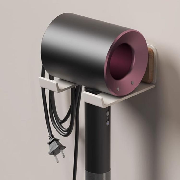 Bathroom Hair Dryer Stand Hair Tool Organizers Wall Mounted Hairdryer Holder Hair Care and Styling Tool Organizers