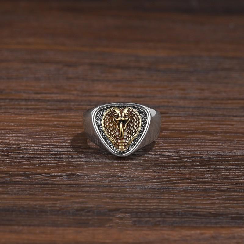 Adjustable Vintage Zodiac Animal Ring Men Women 3D Design Copper Statement Jewelry
