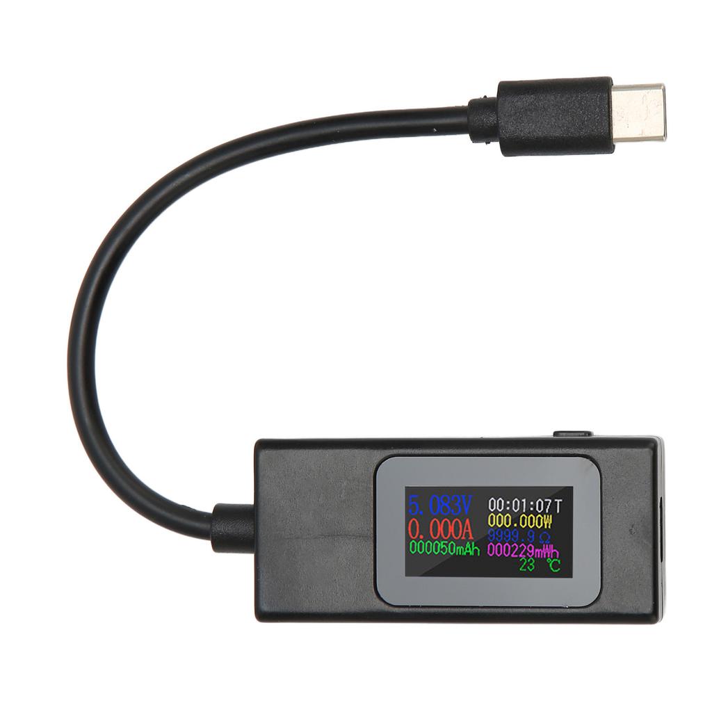 USB Tester Professional Current Voltage Power Time Accurate Measurement Bidirectional USB C Meter 4‑30V 0‑6.5A
