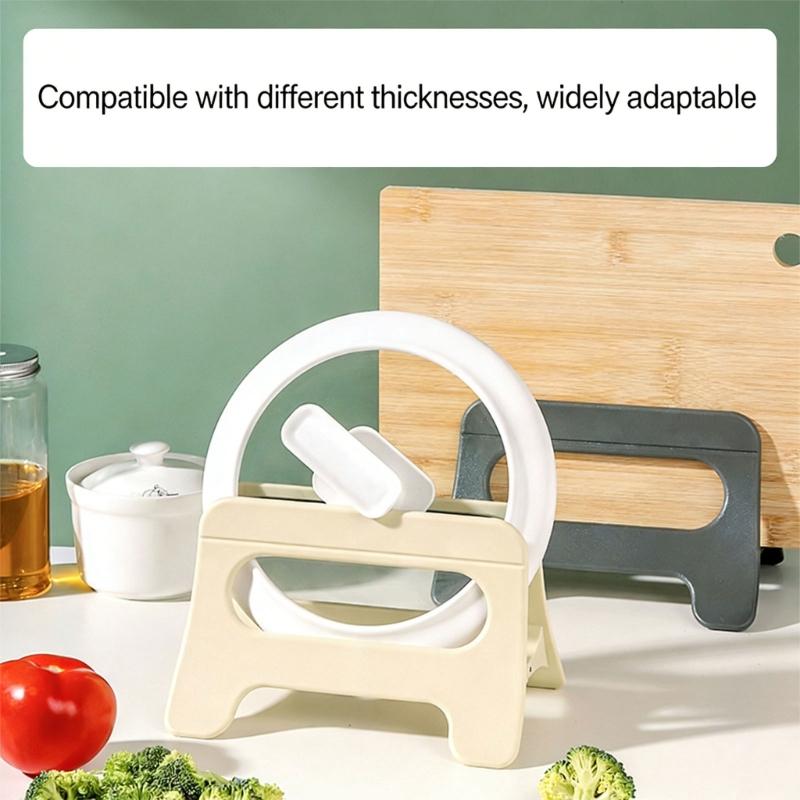 Cutting Board Holder Organizes Wooden And Plastic Chopping Boards For Kitchen Countertop Storage