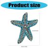 Fashionable Starfishes Rhinestones Patches Sophisticated Wedding Patches for Creative Projects
