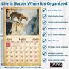 2026 Vintage Wildlife Wall Calendar 16-Month X-Large Size 14x22, Retro Widllife Calendar by The KING Company-Monster Calendars