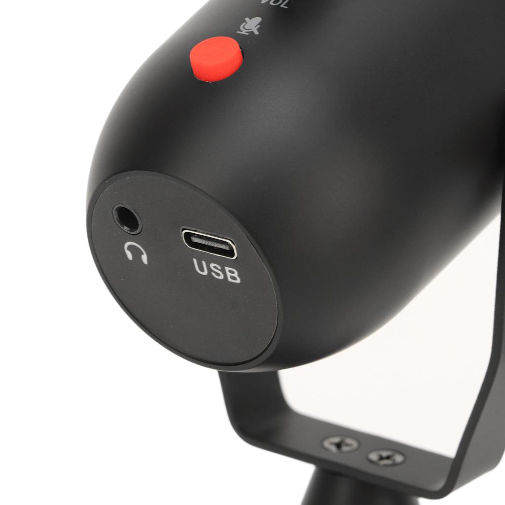 USB Condenser Microphone Intelligent Noise Reduction Cardioid Condenser Microphone for Gaming Podcasting Recording