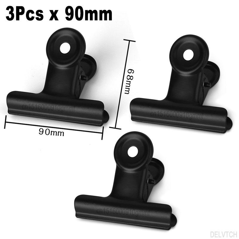 3/5 шт. Большие зажимы из нержавеющей стали, металлические пружинные зажимы, зажимы для бумаги, офисный зажим для документов, канцелярские товары