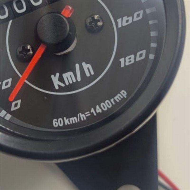 MML-New Motorbike Dashboard Retro Retrofit Small Code Meter Kilometre Meter Motorbike Universal Single Odometer
