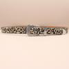 European & American Leopard Rhinestone Leather Belt: Trendy & Versatile Men's Accessory