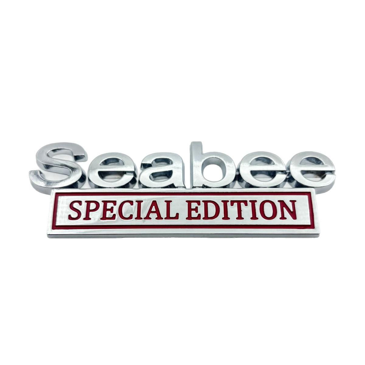

SEABEE Metal Car Emblem Modification Set - Fender & Tail Stickers красный/серебряный