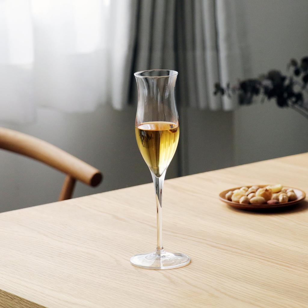 Adelia Brandy Glass Clear 105ml Luigi Bormioli Grappa 105 C359 Set of 6 Crystal Glass J-6468
