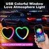 Car Lights Interior Wireless 256 Color Safe Romantic Lighting Car Interior Lights Auto LED Ambient Lamp APP Control Neon Lights