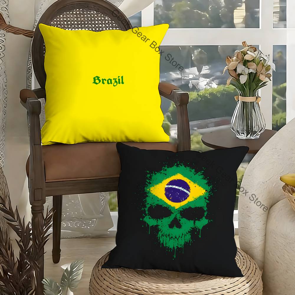 Rio de JaneiroBrazi Anime Celebrity Merchandise AllMatch Printed Pillow Case Sofa Car Office Room Decoration Protector