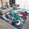 Cartoon Demon Slayer Area Rug Large,Carpet Rug for Living Room Children's Room Decoration,Kids Play Crawl Non-Slip Floor Mat