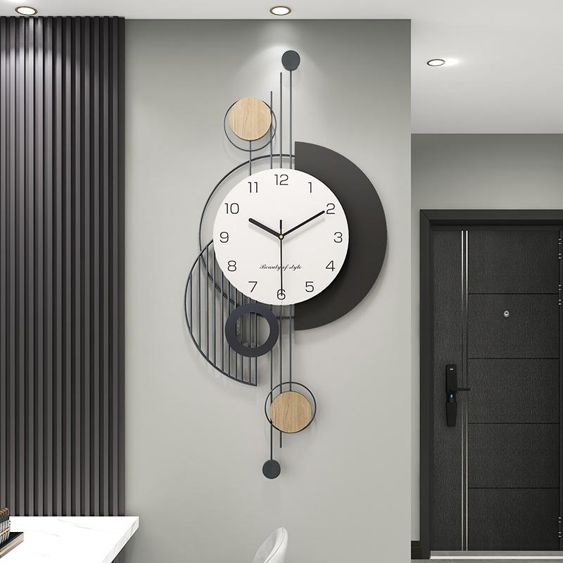 2025 Neues Modell Kreativität Wanduhr Wohnzimmer Digitale Uhr Flur Wandbild Luxus Stumm Quarz Uhr Uhr Haushaltsdeko Artikel white