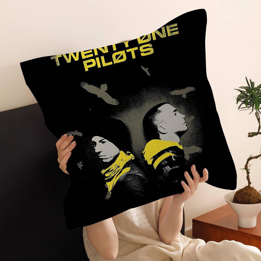 T-Twenty One Pilots Pillow Cover Design Cushion Cover Decor Holiday Decorati