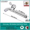ZISIZ Extra Long 304 Stainless Steel Washing Machine Faucet