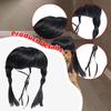 Funny Dog Costumes Wig Realistic Pet Wig Hairpiece for Small Medium Dogs and Cats Party Cosplay Halloween