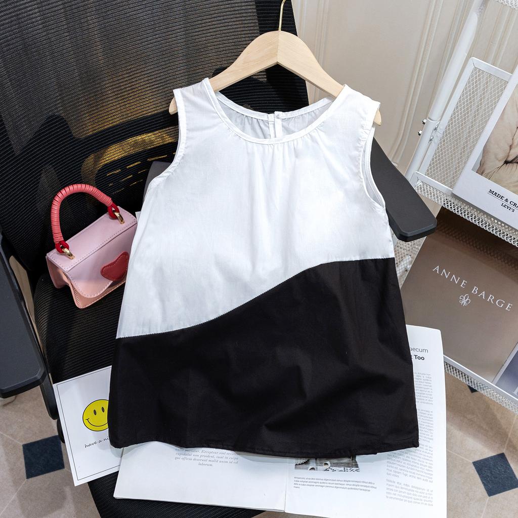 Summer Girls Casual Princess Sleeveless Dress Cute Baby Toddler Vest Dress Sweet Party Outfit For Little Kids