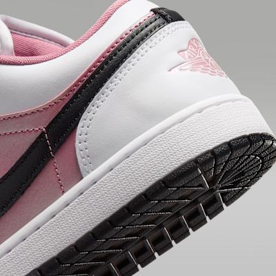 Women's Sneakers Wmns Air Jordan 1 Low SE 'Black White Desert Berry'