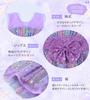 Kayiyasu Rainbow Dress with Bow and Star Perfect for Entrance and Piano Size Rainbow Girls' Pattern, Recitals, Ceremonies, Weddings, Shichi-Go-San,