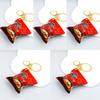Simulation Instant Noodles Keychain Backpack Turkey Noodle Hanging Pendant Small Ramen Keychains Keyring For Kids